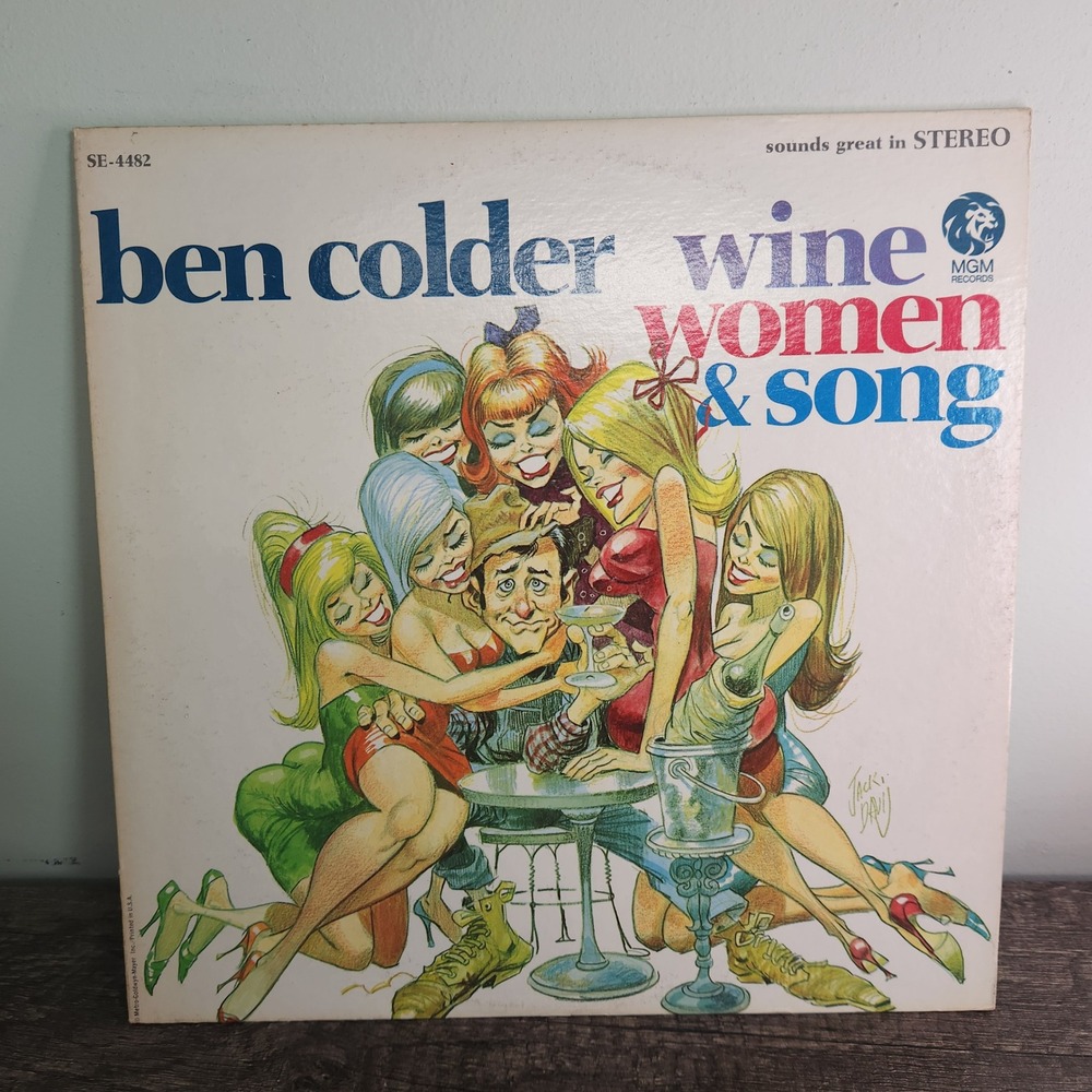 Wine Women & Song Ben Colder Vinyl Record Album LP MGM Records Country‎
